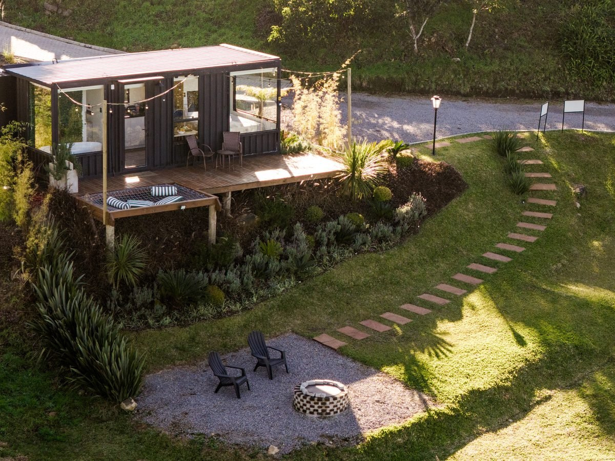 Cabana Serenitá — vista aérea da cabana